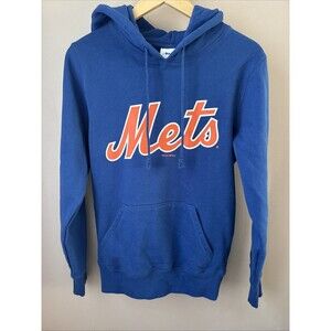 Awake NY Hoodie Womens S Blue Mets Subway Series Graphic Sweatshirt